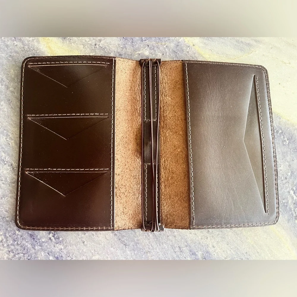 Chic Sparrow Original E-Class B6 Evanwood Planner Leather Cover TN Rare Brown